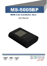 Предварительный просмотр 1 страницы Gomax MS-5005BP User Manual