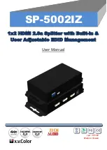 Gomax SP-5002IZ User Manual предпросмотр