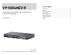 Gomax VP-5004MZ2-R User Manual предпросмотр