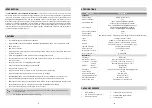 Preview for 2 page of Gomax VW-1404ZH-C User Manual