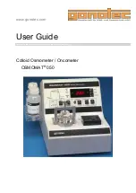 Предварительный просмотр 1 страницы Gonotec OSMOMAT 050 User Manual