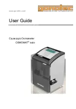 Preview for 1 page of Gonotec Osmomat Auto User Manual