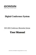 GONSIN DCS-3024 User Manual preview