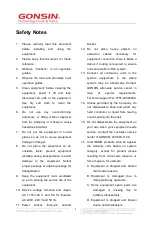 Preview for 2 page of GONSIN DCS-3024 User Manual