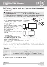 Preview for 2 page of Goobay 62254 Quick Start Manual