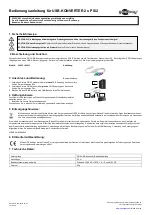 Предварительный просмотр 1 страницы Goobay 95431 User Manual