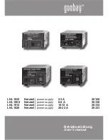 Preview for 1 page of Goobay LNL 1010 User Manual