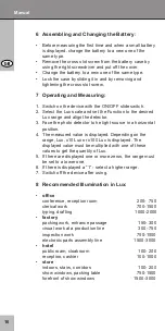 Preview for 10 page of Goobay MS 6610 LUXMETER Manual