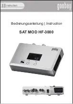 Goobay SAT MOD HF-3000 Instruction preview