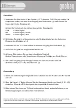 Preview for 5 page of Goobay SAT MOD HF-3000 Instruction