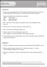 Preview for 9 page of Goobay SAT MOD HF-3000 Instruction