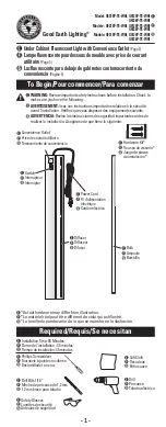 Good Earth Lighting G9318P-T8-WHI Quick Start Manual preview