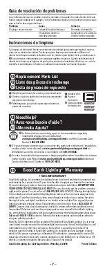 Preview for 7 page of Good Earth Lighting G9318P-T8-WHI Quick Start Manual