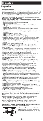 Preview for 2 page of Good Earth Lighting G9506-CLR-I Quick Start Manual