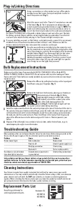 Preview for 4 page of Good Earth Lighting G9712L-T5-WHESI Quick Start Manual