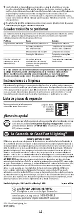 Preview for 12 page of Good Earth Lighting G9712L-T5-WHESI Quick Start Manual