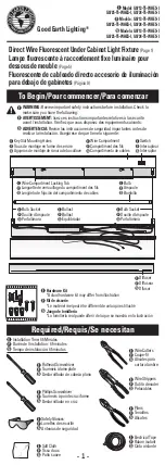 Good Earth Lighting G9713-T5-WHES-I Quick Start Manual preview