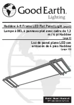 Preview for 1 page of Good Earth Lighting Haddow FP1336-SEO-51LFC-G Manual