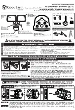 Good Earth Lighting SE1292-BP2-02LF0-G Manual preview