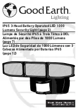 Preview for 1 page of Good Earth Lighting SE1295-BRS-02LF1-G Manual