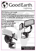 Good Earth Lighting SE1296-BP2-02LF1-G Instructions Manual предпросмотр