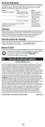 Preview for 8 page of Good Earth Lighting UC1045-WH1-18T81-G Manual