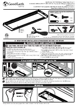 Preview for 1 page of Good Earth Lighting UC1271-WH1-09LF1-G Manual