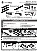 Preview for 1 page of Good Earth Lighting UC1306-WH1-09LFC-G Quick Start Manual