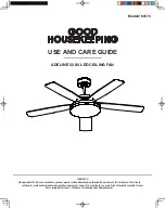 GOOD HOUSEKEEPING 63173 Use And Care Manual предпросмотр