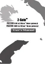 Good Way Z-Gate FG2200 User Manual preview