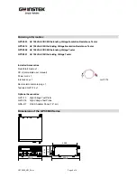 Preview for 4 page of Good Will Instrument GPT-9600 series User Manual