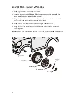 Preview for 10 page of Goodbaby Mini Cooper S W446AL Owner'S Manual And Assembly Instructions