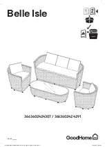 Предварительный просмотр 8 страницы GoodHome Belle Isle 3663602424291 Manual