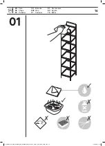 Предварительный просмотр 16 страницы GoodHome saranda 3663602527077 Assembly Instructions Manual