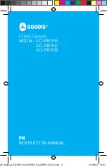 Предварительный просмотр 3 страницы Goodis GD-PB1155 Instruction Manual