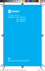 Предварительный просмотр 27 страницы Goodis GD-PB1155 Instruction Manual