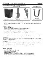 Goodlife UltraSweep Traveler Instruction Manual предпросмотр