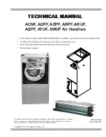 Preview for 1 page of Goodman ACNF Technical Manual