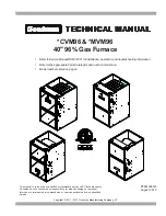 Goodman ACVM960604CXA Series Technical Manual preview