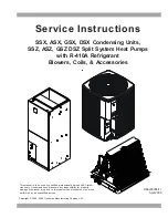 Goodman ADPF304216AC Service Instructions Manual предпросмотр