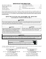 Preview for 2 page of Goodman ADPF304216AC Service Instructions Manual