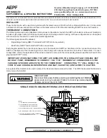 Goodman AEPF Supplemental & Opeating Instructions preview