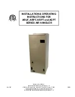 Preview for 1 page of Goodman AEPT Installation And Operating Instructions Manual