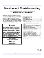 Preview for 1 page of Goodman Amana AMES80 U Series Service And Troubleshooting