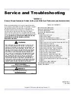 Preview for 1 page of Goodman AMVS960603BU AA Service And Troubleshooting