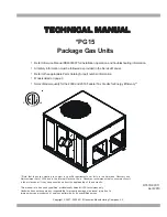 Предварительный просмотр 1 страницы Goodman APG152407041A Series Technical Manual