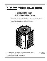 Предварительный просмотр 82 страницы Goodman ASH Series Service Instructions Manual