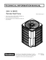 Предварительный просмотр 182 страницы Goodman ASH Series Service Instructions Manual