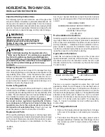 Preview for 1 page of Goodman CH SERIES Installation Instructions Manual