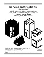 Goodman ComfortNet DSXC160241AC Service Instructions Manual предпросмотр